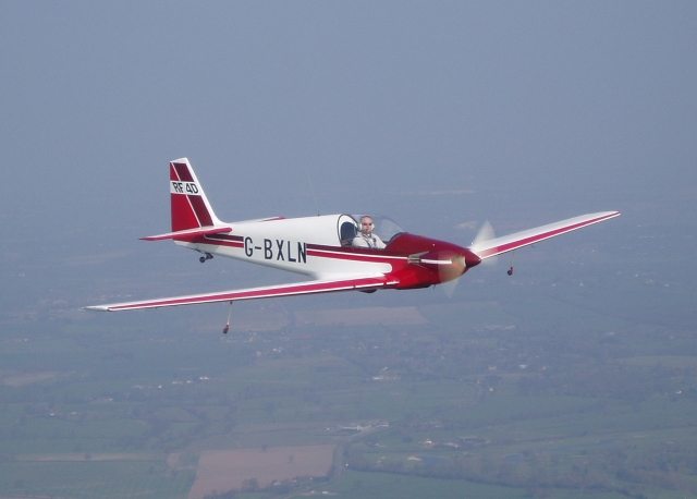 Flying through the air